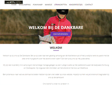 Tablet Screenshot of dedankbare.nl